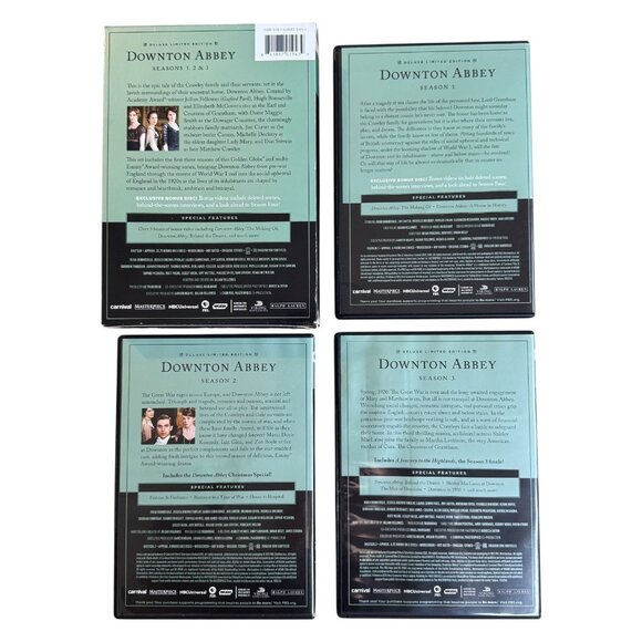Downton Abbey Deluxe Limited Edition Seasons 1 2 3 DVD Box Set w/ Bonus Content - Picture 3 of 11